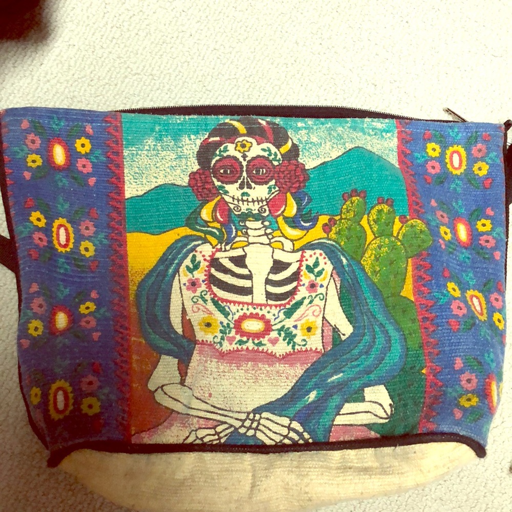 Sugar skull purse.